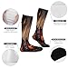 FekiLoot Cool Electric Guitar Compression Socks Cozy Soft Support Socks Fashion Breathable Knee High Tube Socks for Adult
