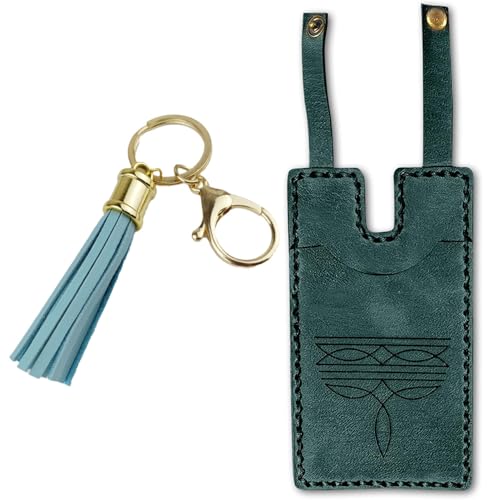 2025 Western Leather Wallet, Handcrafted Leather Boot Credit Card Holder for Womens, Leather Boot Wallets with Snap Fastening Tassel Key Chain (Green)