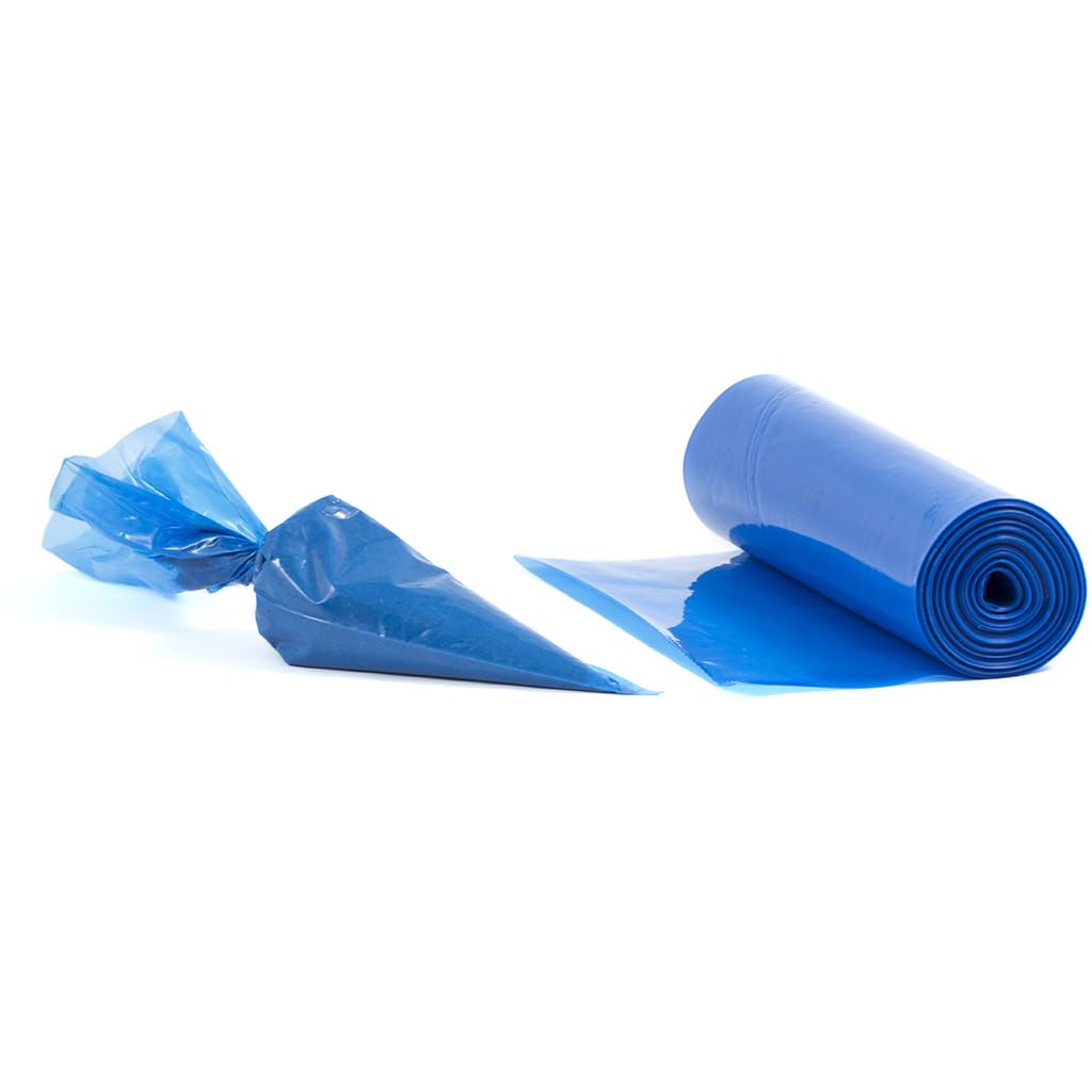 Bakery Direct 20 x Disposable Blue Reyclable Savoy Icing Piping Bags - Suitable for Hot & Cold Food