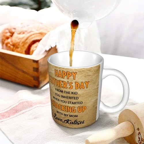 Taza personalizada para padrastro de cerámica 330 ml miniatura 7