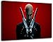 Produktbild Hitman Format 120x80 cm Bild auf Leinwand, XXL riesige Bilder fertig gerahmt mit Keilrahmen, Kunstdruck auf Wandbild mit Rahmen