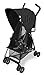 Maclaren Mark II Style Poussette canne très légère et compacte, de 6 mois jusqu’à 25 kg, capote extensible et imperméable UPF 50+, siège inclinable, accessoires inclus - Noir