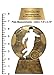 Soccer Ball Player Cut Out Trophy - Futbol Silhouette Award - 6.5 Inch Tall - Engraved Plate on Request - Decade Awards
