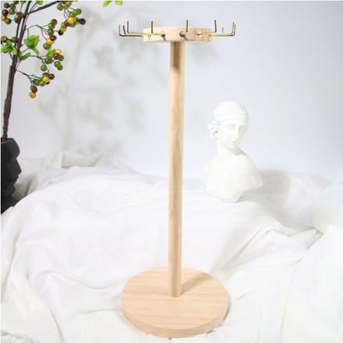 Bijoux affichage de rotation de luxe en bois authentique - 8