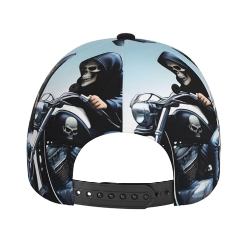 Gorra deportiva ajustable unisex negra miniatura 3