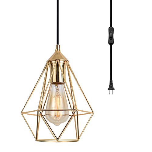 New Product HOXIYA Industrial Plug in Pendant Light, Farmhouse Pendant Light Fixture with On/Off Switch, Modern Hanging Ceiling Light, Vintage Pendant Lighting for Over Kitchen Island Sink Living Room Bedroom 70% Off Everything HOXIYA Industrial Plug in Pendant Light, Farmhouse Pendant Light Fixture with On/Off Switch, Modern Hanging Ceiling Light, Vintage Pendant Lighting for Over Kitchen Island Sink Living Room Bedroom