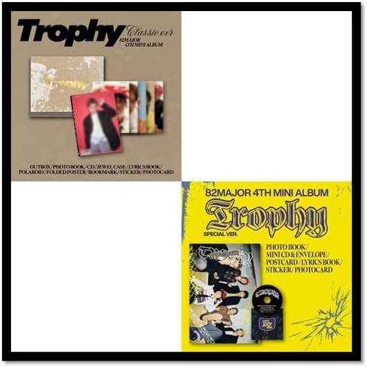 82MAJOR Trophy album K-Pop 2 Ver Set Classic Special cartes photo