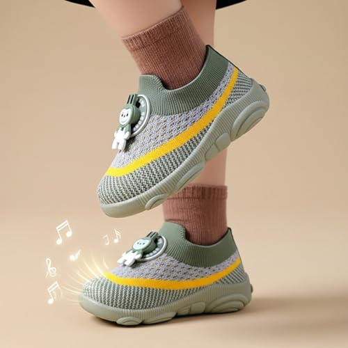 Image of 𝑭𝒐𝒐𝒕𝑺𝒕𝒂𝒕𝒊𝒐𝒏: Infant's Musical ♫♬♪Chu-Chu Sound Cartoon Shoes | Age renge 6-24 Months |