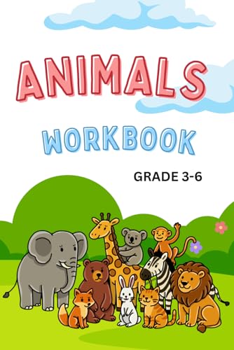 Animals Activity Workbook For Grade 3-6