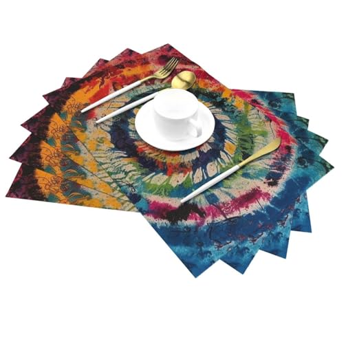 Set de table coloré lavable et antidérapant en PVC tressé pour une protection de table durable