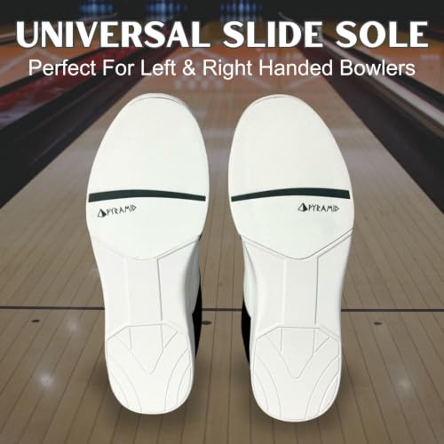 Image of Pyramid Men's Path Lite Seamless Mesh Bowling Shoes - Lightweight Seamless Design, Athletic Fit, Breathable Knit Upper, Universal Slide Soles