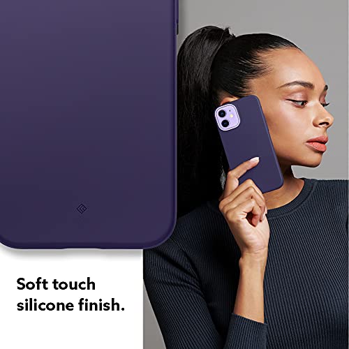Image of CASEOLOGY Nano Pop Back Cover Case Compatible with iPhone 12 Mini (Thermoplastic Polyurethane and PC | Grape Purple)