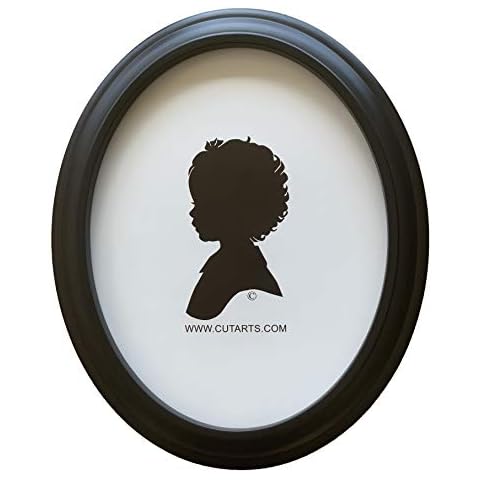 CUT ARTS Inc Black Oval 8x10 Frame Cover
