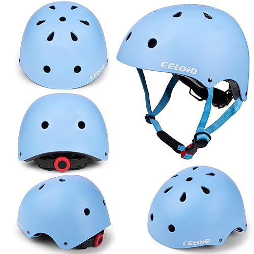 Image of Kids Bike Helmet,Toddler Skateboard Helmets for Ages 2-3-5-8-14 Years Boys Girls，Adjustable Multi-Sport Bicycle Skateboarding Football Roller Skating Scooter Rollerblade Balance Bike Helmet