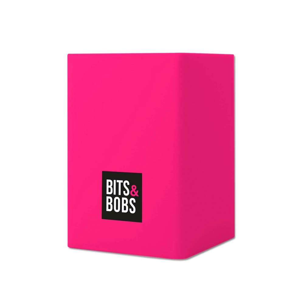 Grafoplás | Silicone Pen | Fluorescent Pink | 9.5 x 6.5 x 6.5 cm | Perfect for Desktop | Bits & Bobs Pop Up Design | Fluorescent Colours