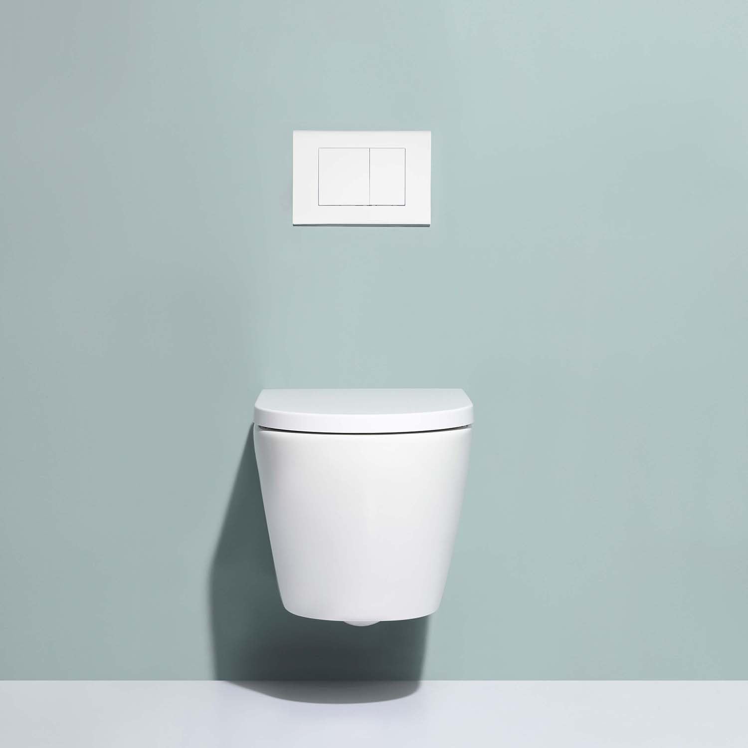 Geberit Duofix Sigma Delta BASIC Drückerplatte Betätigungsplatte 2 Mengenspülung Weiß Matt