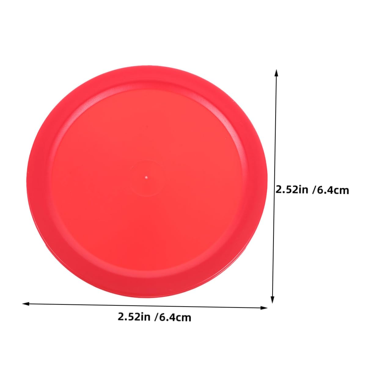 BESPORTBLE 5Pcs Thickened Red Air Hockey Replacement Accessories for Game Tables Compatible with Various Air Hockey Equipment for Adults