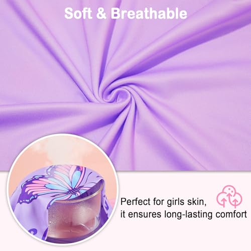 Play Tailor 2Pcs Girls Nightgowns Kids Pajamas Princess Nightgown Dress Sleepwear for Toddler Little Girls3