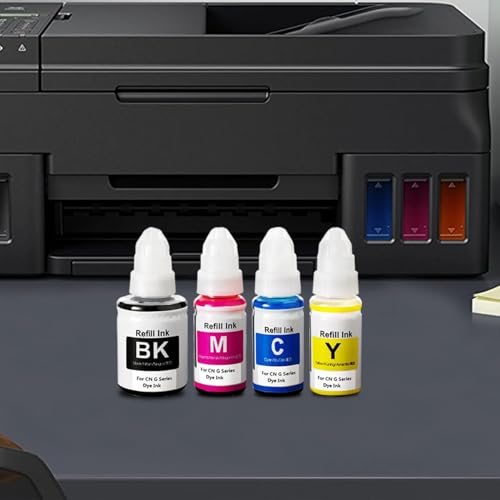 Image of Ink Set GI-790 Compatible with Canon G1000, G1010, G1100, G2000, G2002, G2010, G2012, G2100, G3000, G3010, G3012, G3100, G4000, G4010 (CN - 790 Set)
