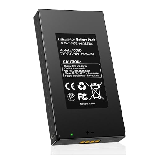 10000mAh Batterie Lithium Rechargeable Compatible avec Les Caméras Chasse GardePro E6P, E6PCF, E6PMB, E8P, E8PWF, E8PMB, X60P et X60PMB,Meidase P200P,P300 Pro,S970 Pro