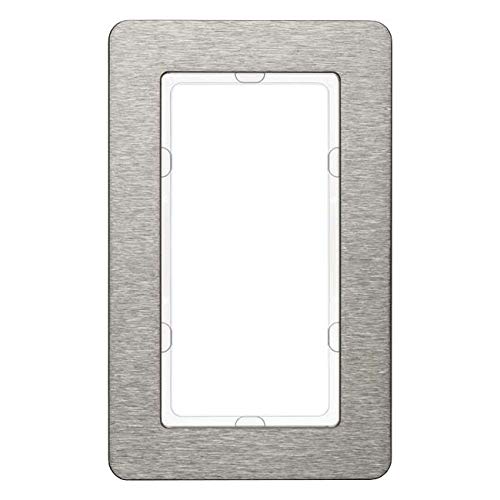 Enjoliveur KNX Berker Q.7 acier brossé pour salon et cuisine moderne