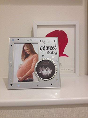 Malden International Designs 5408-20 My Sweet Baby Ultrasound Photo Picture Frame, 4X6, Silver #TOP3
