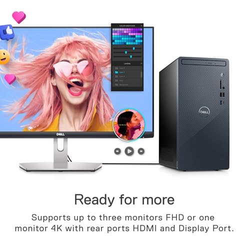 Image of Dell Inspiron Business Desktop | Intel Core i7-12700 Processor (12 cores, 4.9 GHz)| 32GB RAM & 2TB PCIe SSD & 1TB HDD|HDMI, USB-C, Wi-Fi 6, Bluetooth, RJ-45| Keyboard & Mouse Included| Windows 11 Pro