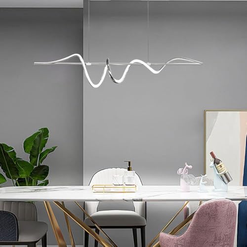 Suspension à LED intensité variable 47,24" | Plafonnier ondulé