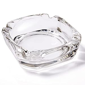 Glass Ashtray, Home Ashtrays, Cool Ashtrays Cute Ashtray Square Transparent