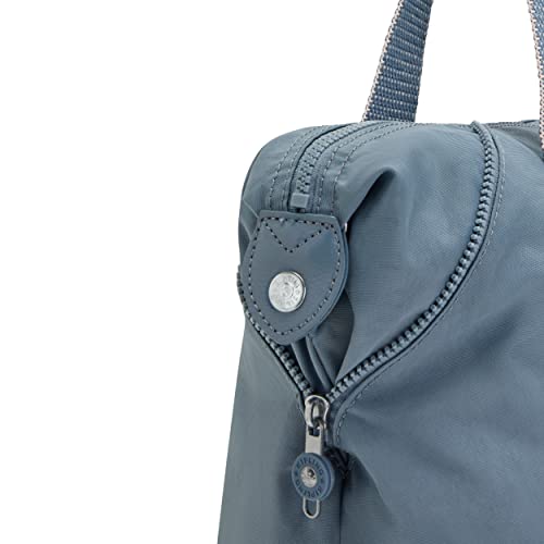 Kipling Women’s Art Tote Bag, Lightweight Weekender, Nylon Travel Handbag, Brush Blue #TOP5