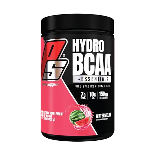 PROSUPPS HydroBCAA BCAA/EAA Full Spectrum Matrix, 7g BCAAs, 3g EAAS, 0g Sugar, 0g Carbs (Watermelon, 30 servings)