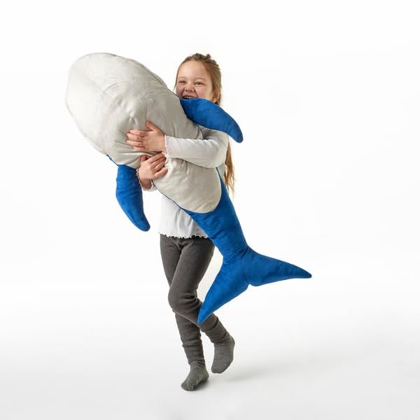 ProTuning BLÅVINGAD Peluche balena blu, 100 cm