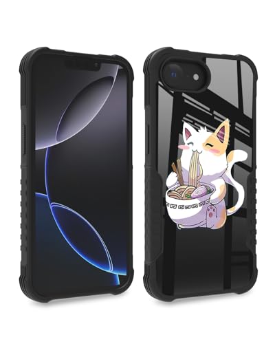 Coque iPhone 16E chat kawaii antichoc pour protéger le smartphone de votre enfant des chutes