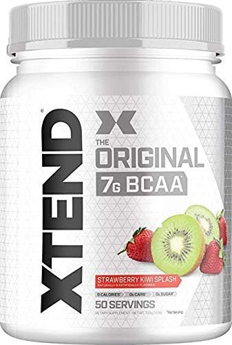 XTEND Original BCAA Powder Strawberry Kiwi Splash | Sugar Free Post Workout Muscle Recovery Drink with Amino Acids | 7g BCAAs for Men & Women | 50 Servings