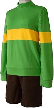Undertale Cosplay Costume Frisk Chara Cosplay Halloween Costume Set Unisex Carnival Sweatshirts School Uniform Casual Wear