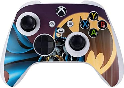 Skinit Decal Gaming Skin Compatible with Xbox Series S Controller - Officially Licensed DC Comics Batman in The Sky Design