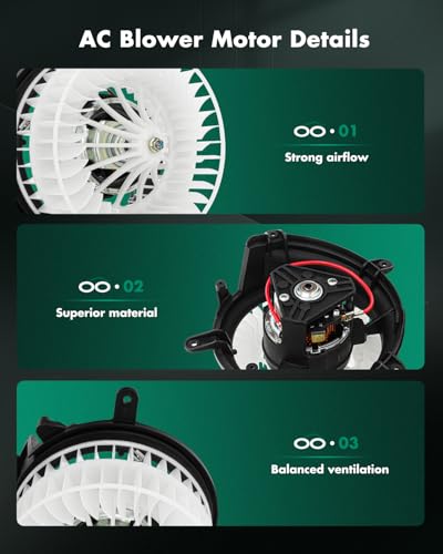 Image of SCITOO HVAC Heater Blower Motor Front Fit For Mercedes-Benz Model - For C220,For C230,For C280,For C36 AMG,For C43 AMG,For CLK320,For CLK430,For SLK32 AMG,For SLK320 Replacement For # 700189