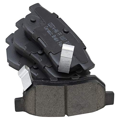 Image of TRQ Brake Pad & Rotor Kit Performance Ceramic Compatible with 1992-1994 Honda Civic