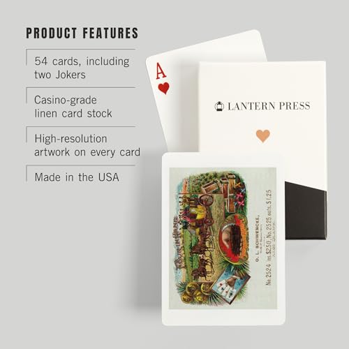 Juego de Naipes Four in Hand Poker 52 cartas miniatura 3