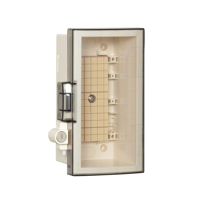 河村電器 プラボックス ABS樹脂製 スモークアクリルドア付 シリンダーキー付 ボデークリーム色 SPNK 3520-16T