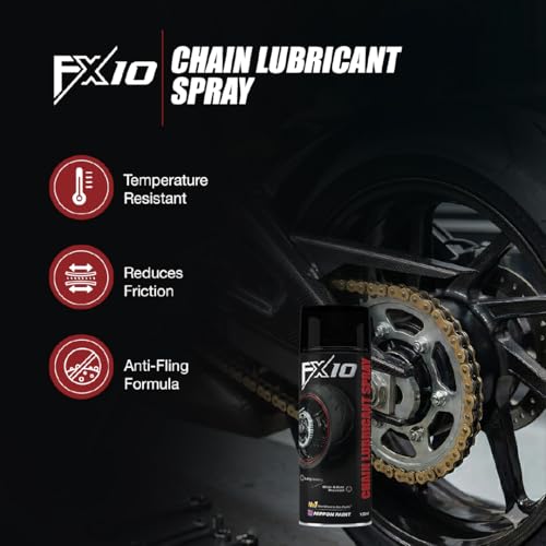 Image of Chain Lubricant Spray 135ML | High Performance Chain Lube for Bike & Motorcycle | Reduces Friction Wear Protection Rust Prevention Smooth Quiet Ride Long Lasting