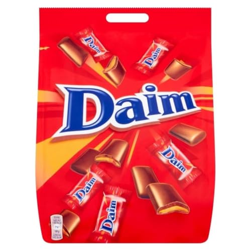 Daim Mini Chocolate Bag Crunchy Almond Caramel Covered in Milk Chocolate Gifting Treat 200 g (Pack of 1)