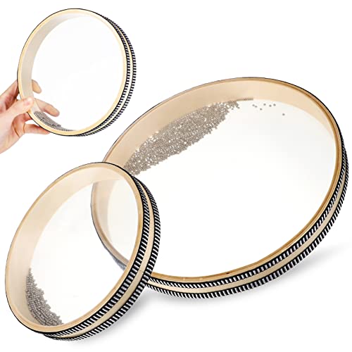 Tambour à Languette Enfant Vaguelly Tambour Ocu00e9anique Pour Adultes, Tambour De Mer De 20,3 Cm Avec Baton De Pluie