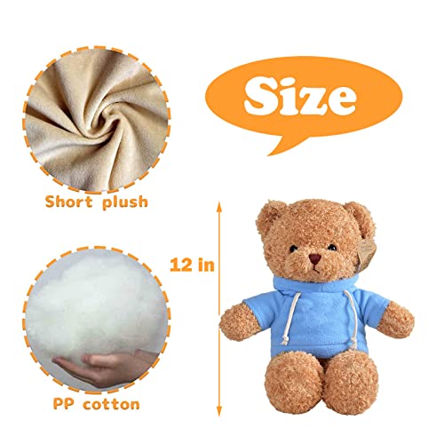 Adorsun Teddy Bear Plush Toys, Personalized Stuffed Bear Plush Toy With Customized Text As Personalized Gift For Men & Women On Birthday (Non-Customized Types) #TOP3