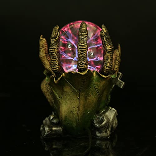 Lampada a Sfera Magic Ion Ball, Lampada a Sfera al Plasma Leggera Lampada da scrivania sensibile al Tocco USB o alimentata a Batteria Lampada da Tavolo Regalo per Feste Halloween