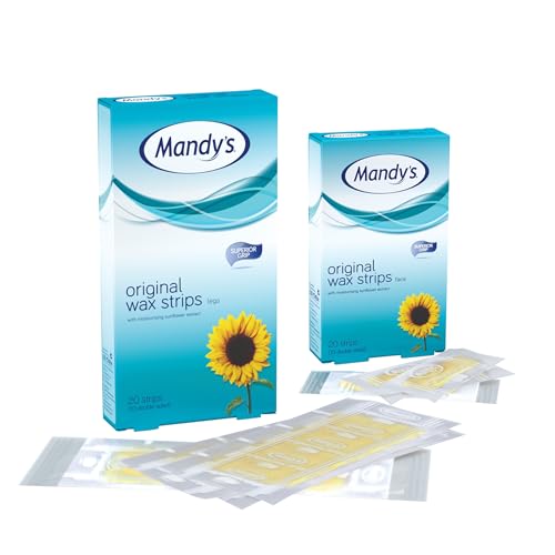 Mandy's Original Wax Strips Combo - 20 Double Sided Crystal Strips