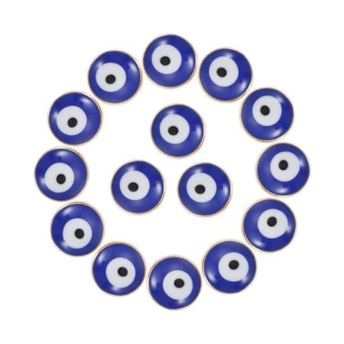 Pendentifs œil bleu pour création bijoux DIY Housoutil en alliage - Lot de 150 pièces
