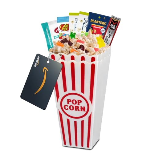 Movie Night Popcorn and Candy Gift Basket - Keto Cravings