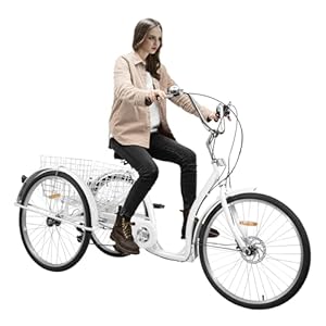 Cherikiu 26 Zoll 6-Gang Dreirad für Erwachsene