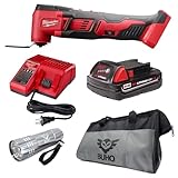 M18 18V Cordless Oscillating Multi-Tool Kit Bundle with (1) 1.5 Ah Battery, Charger, Buho Tool Bag and Flashlight